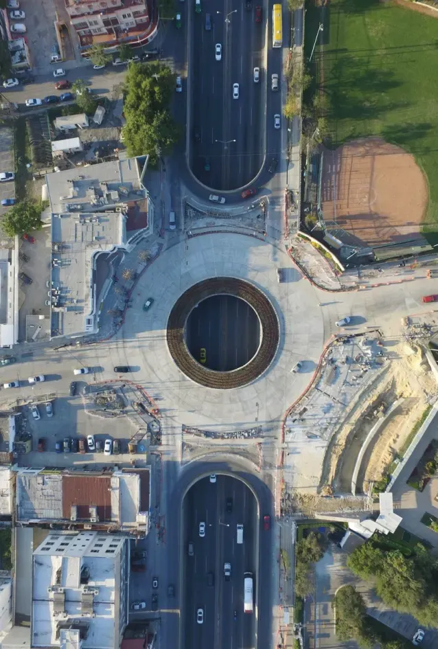 Rotonda Tec — obra de Constructora Merek